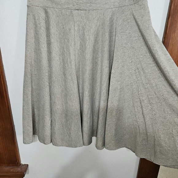 White House Black Market Gold Metallic A-Line Knee Length Skirt Sz Medium - Picture 4 of 5